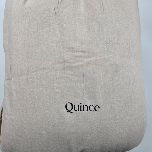 NWT QUINCE Organic Ribbed Cotton Coverlet Set King/Cal King Sand 4560 - Picture 7 of 11